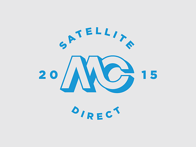 MC Satellite Direct II identity logo monogram peru satellite