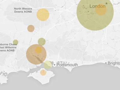 Plotting points circles maps