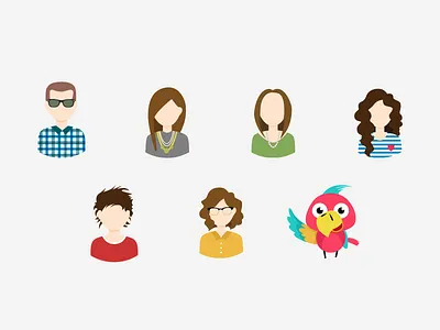 Avatars avatars faces group illustration people