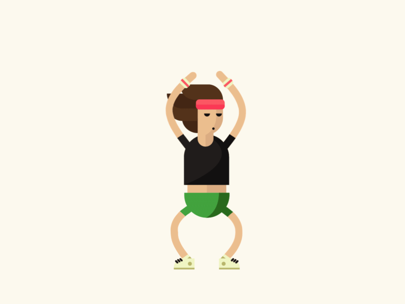 It's workout time! after effects animation athletic exercise gif gym illustration sport workout