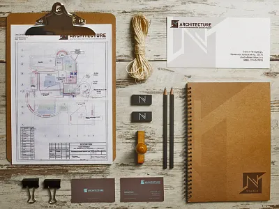 Studio N-Architecture branding corporate design interior logo logotype n studio