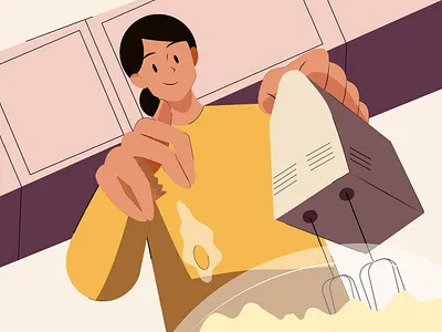 Dreem food illustration illustration motion graphics