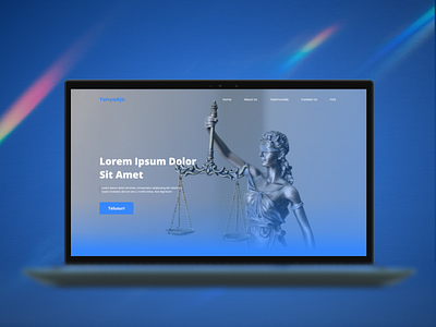 Web Design for Legal Consultation 🏛️ ui ui web uiux web design website