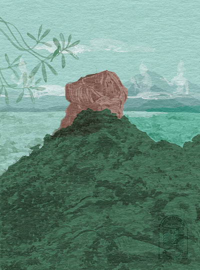 Sigiriya concept drawing illustration simple