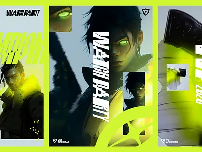 VALORANT Watch Party Pitch Idea art direction branding gaming graphic design logotype pitch valorant watch party