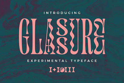 Glassure Typeface version 1.0 allcap alternative bold contrast experimental font glassure typeface version 1.0 headline ligature magazine psychedelic serif spooky tall thin typeface unusual wavey