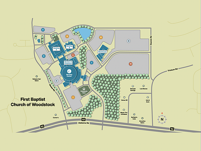 FBCW Map graphic design infographics