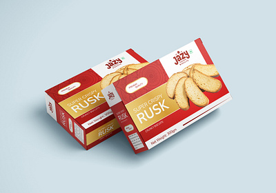 Rusk Packaging box design brand brandingk design graphic design minimal packaging minimalist packaging rusk rusk box rusk box design rusk packaging