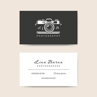 Business card business card design graphic design logo photographer