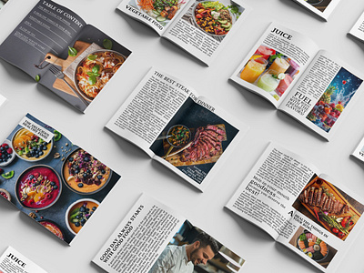 Food - Unique Magazine Design branding brochure design food book design food brochure food catalog food design food magazine design food menu food poster food restaurant graphic design magazine magazine design menu card menu card design menu design product design product magazine restaurant catalog design restaurant menu