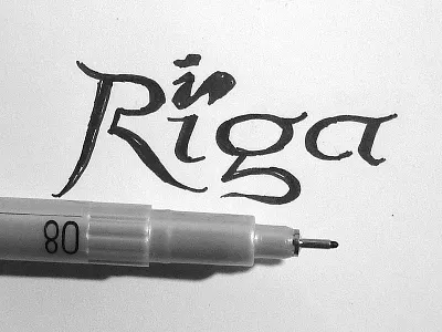 Riga sketch brand branding city geo identity latvia logo riga sketch