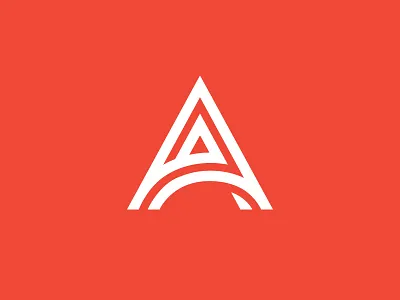 Art Bridge bridge letter a logo logomark mark symbol triangle