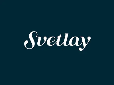 Svetlay brand branding hand made identity leatherbrand lettering logo logotype type typelogo