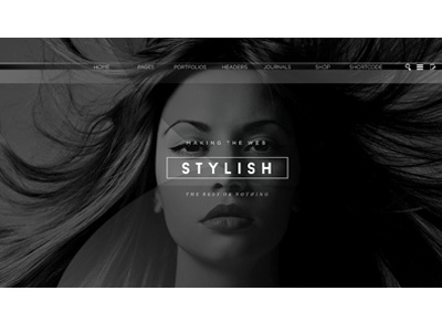 landing page template fashion homepage iloveminimal landingpage minimal models uidesign wordpresstheme