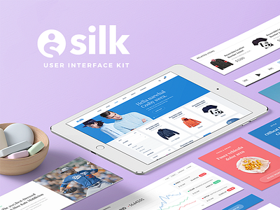 Silk UI kit design kit photoshop ps silk sketch sketch app ui ui kit ux web web design