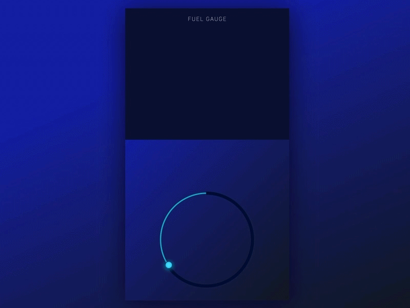 Fuel Gauge - It's Alive animation app bmw car fuel gauge gif ios minimal prototype ui ux