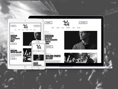 Tw!tch Belfast belfast clean design dj house minimal music techno ui ux web design wordpress