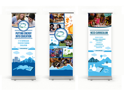 Pull-up Banners Set 1 banner display education energy national need pull up