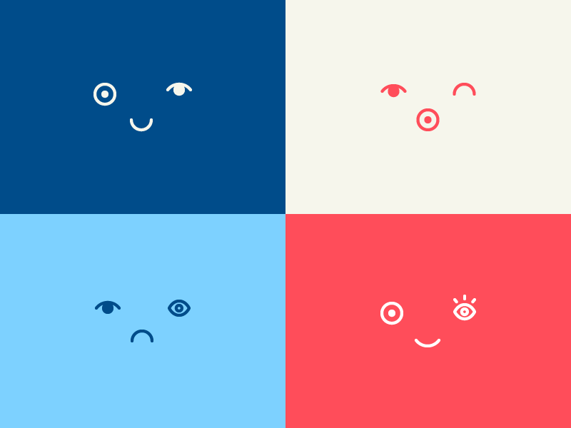 Fun with assets design faces fun with assets icon illustration random