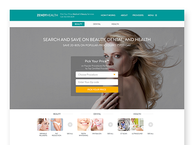 ZendyHealth mobile design ui design web design