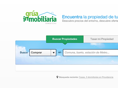 Grúa Inmobiliaria home search web