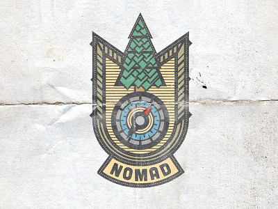 Nomad Patch adventure alpine compass explore mountain nomad patch tree wander