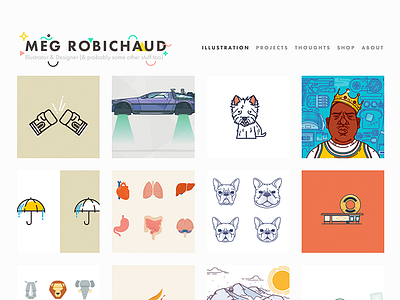 Site Update illustration portfolio shop