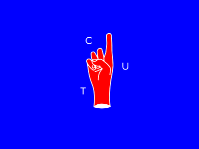 Cut Once cut design hand