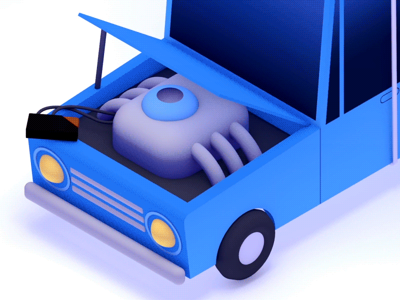 Kickstart Car bags bike car engine on trend suitcases