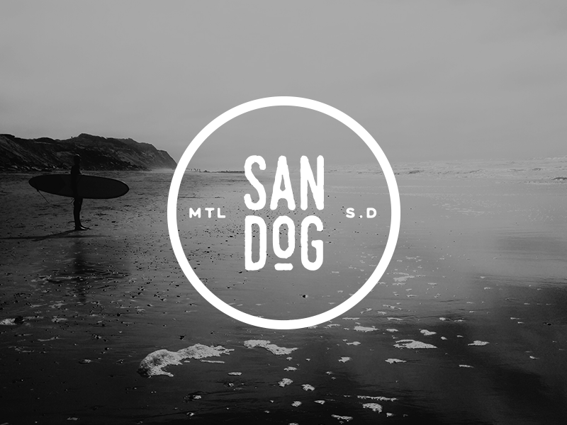 S A N D O G beach beachwear brand california montreal palm sandiego skate sunset surf