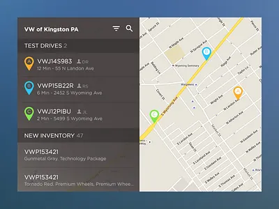 DailyUI - Location Tracker app dailyui location tracker ui ux