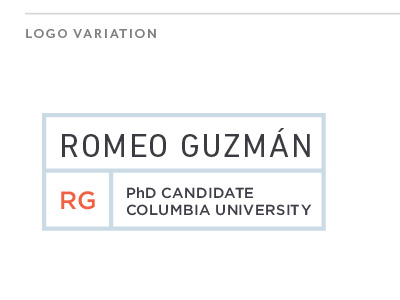 Romeo Guzman Logo branding identity logo