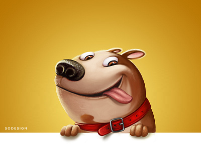 funny Dog dog funny illustration smile