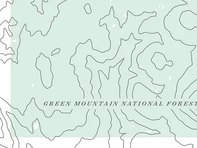Green Mtn. Ntnl. Forest Topo adventure green mountain national forest map mountain stratton mountain topography vermont