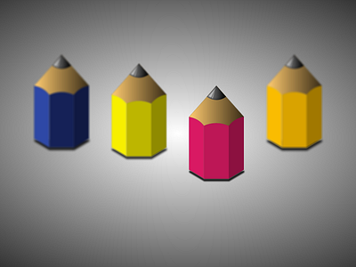 Gravit Pencils adobe blue gravit gravit designer gravitapp illustration magenta orange pencils vectors yellow