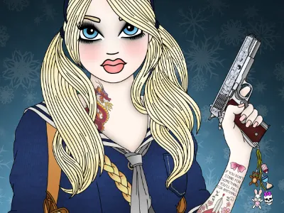 Now Fight babydoll colt fanart fight girl fighter girl gang girl power pistol sailor sucker punch