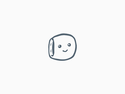 Happy Bead illustration logo stamp