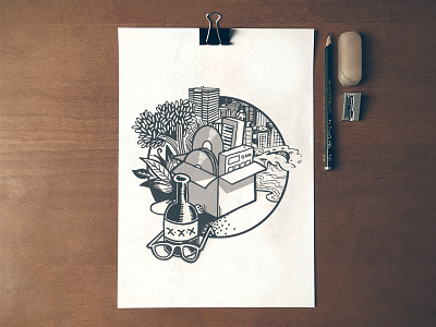 Tattoo illustration draw illustration logo sketch tattoo vector