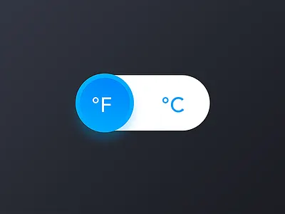 Switch dailyui interface off on switch temperature toggle ui