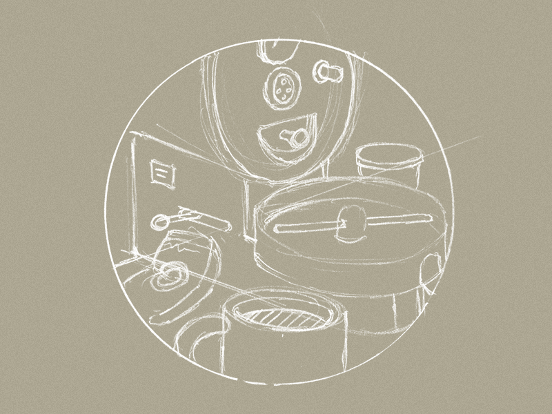 Services coffee illustration