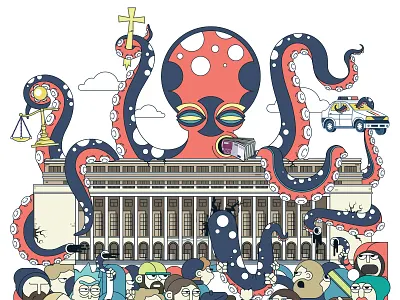 Killing Corruption corruption government mob people protest romania311 squid vandal club