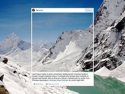 Instagram Embed Card embed instagram ui