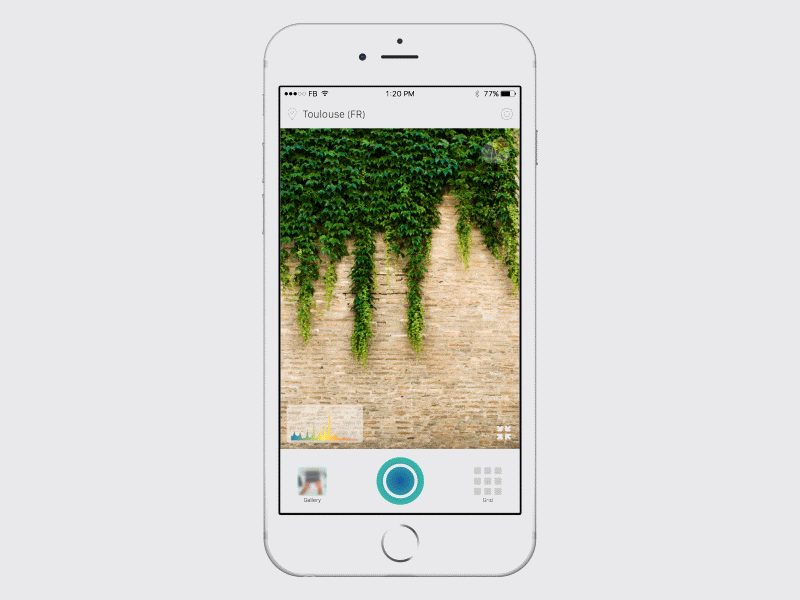 Day 5 - Framer.js - Photo app app framer framerjs ios photo ui ux