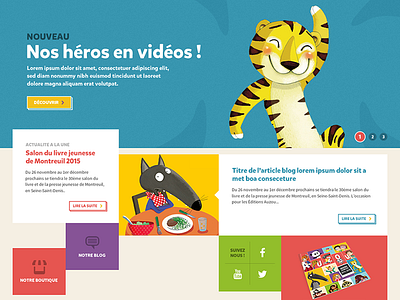 Kids books art direction ui ux