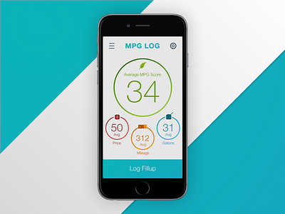 Mpg Log auto car drive gallons log mile mpg