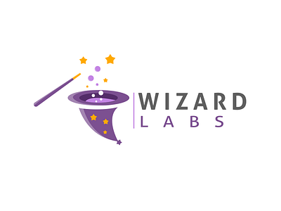 Wizard Labs hat lab labs logo magic stick wizard