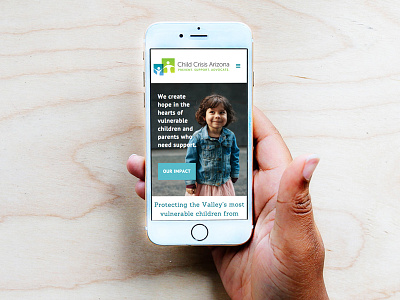 Child Crisis Arizona content design strategy ux web