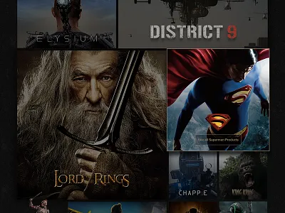 Poster art grid for scalability. grid