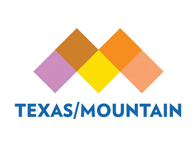 Texas/Mountain branding logo m texas typography