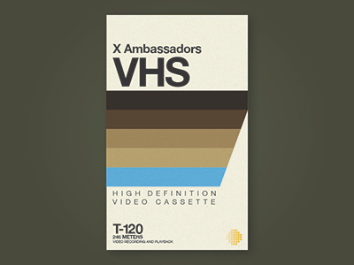 1-Hour Series: VHS brown cassette illustration music tan vhs video